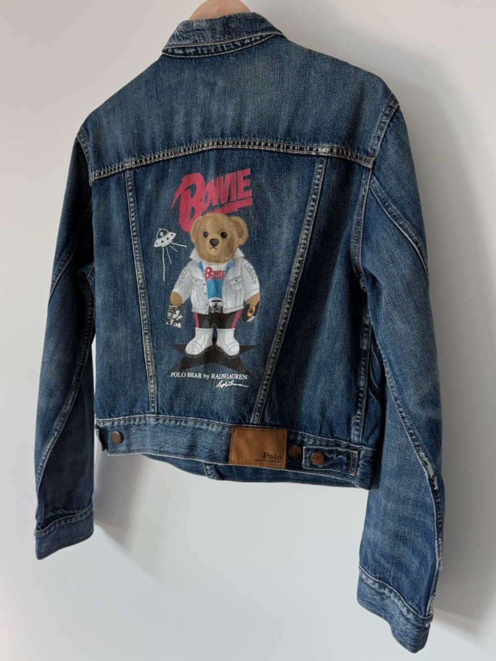 RARE 1-of-1 Polo Ralph Lauren Bowie Bear Jacket Selfridges Event M - Picture 2 of 15